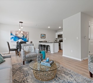 Modern interior of a 2-bedroom, 2-bathroom Ranch-Style Apartment Home
