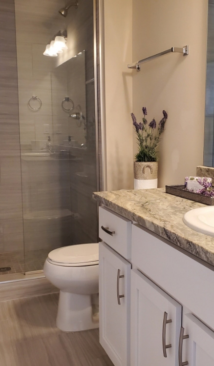 Bathroom of a Ranch-Style Apartment Home