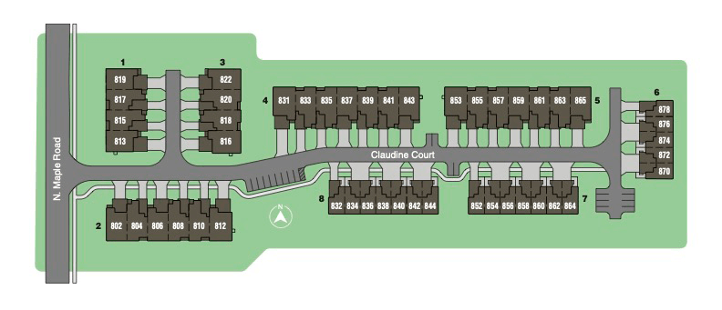 Westgate of Saline  Apartment Rentals | MI Neighborhood - wg-site-map